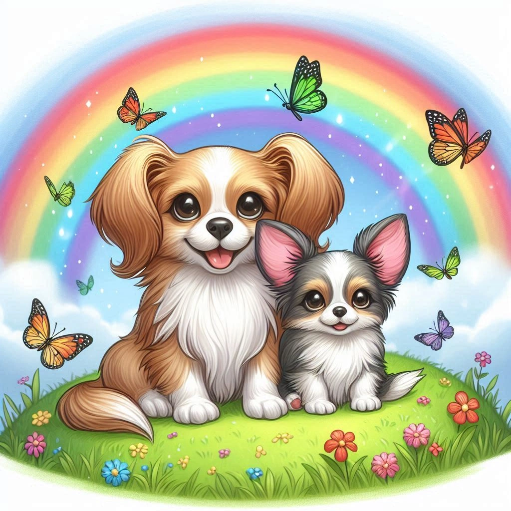 Más de 100 Nombres para Perros Únicos, Increíble y Original 4 Imagen de un perro pequeño con una lista de nombres bonitos y únicos.